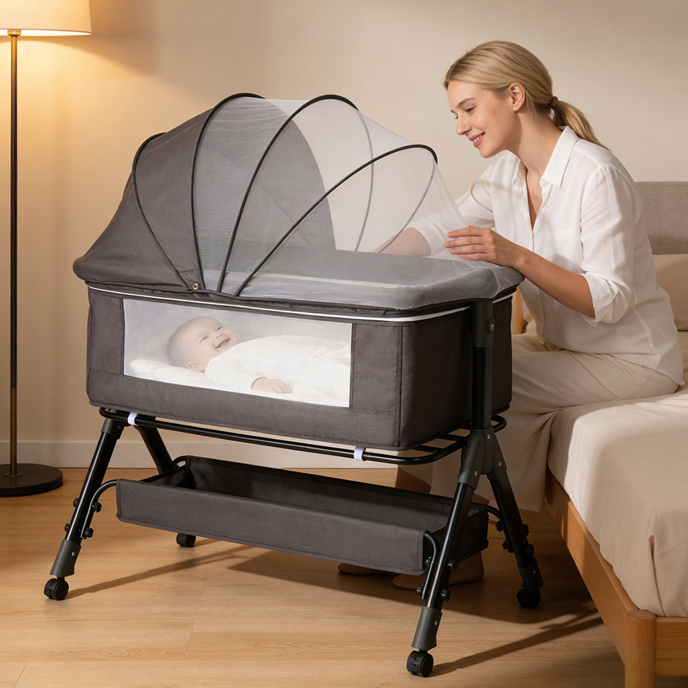 Baby Nursery Hamper - 3 in 1 Baby Bassinet Bedside