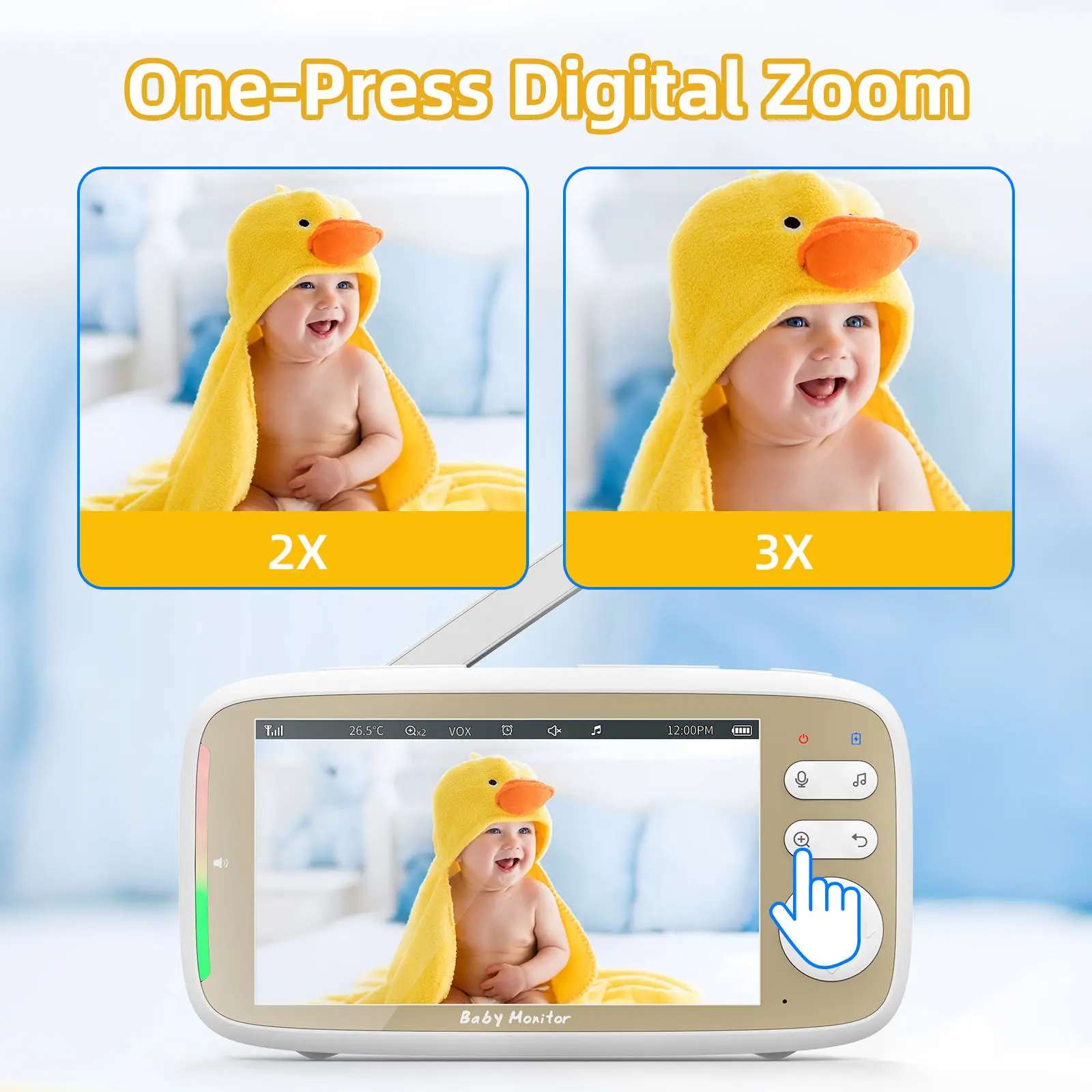 VB803 PRO Baby Monitor with 2p - огляд і ціна Baby Nursery Camera