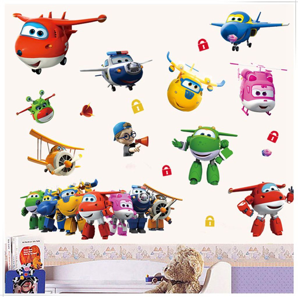 Hot Cartoon Super Wings Deform - огляд і ціна Baby Nursery Labels