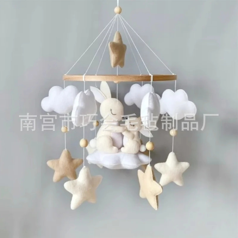 Handmade Soft Felt Bunny Baby  - огляд і ціна Baby Nursery Crib