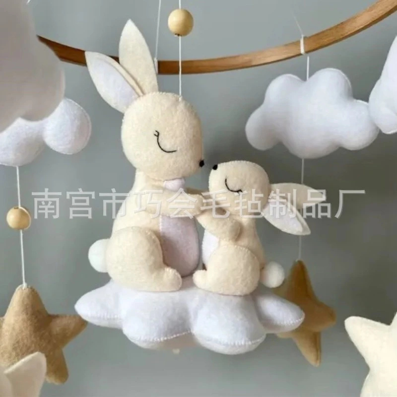Handmade Soft Felt Bunny Baby  - огляд і ціна Baby Nursery Crib