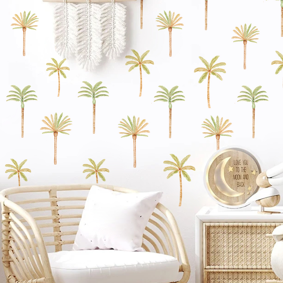 Boho Coconut Palm Tree Wall St - огляд і ціна Baby Nursery Decor Boy