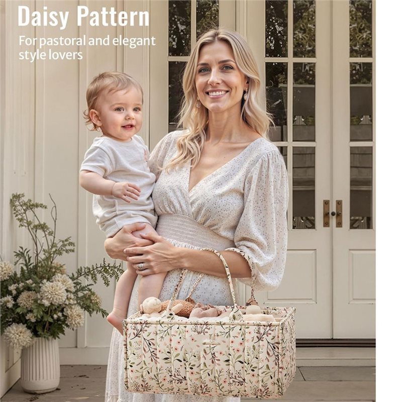 BEDW-Nursery Floral Diaper Cad - огляд і ціна Baby Nursery Must Haves