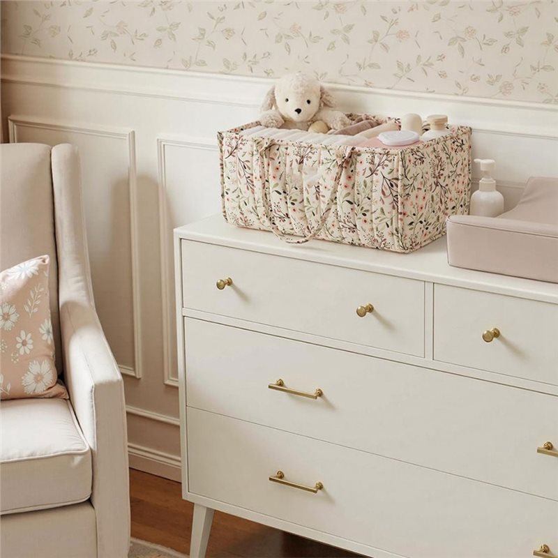 BEDW-Nursery Floral Diaper Cad - огляд і ціна Baby Nursery Must Haves