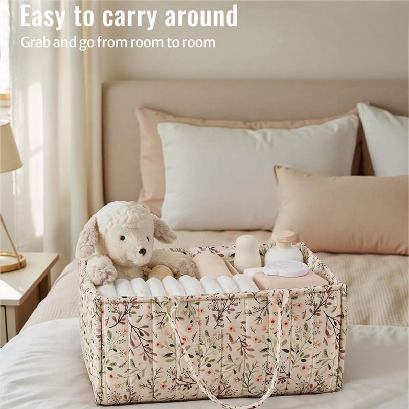 BEDW-Nursery Floral Diaper Cad - огляд і ціна Baby Nursery Must Haves