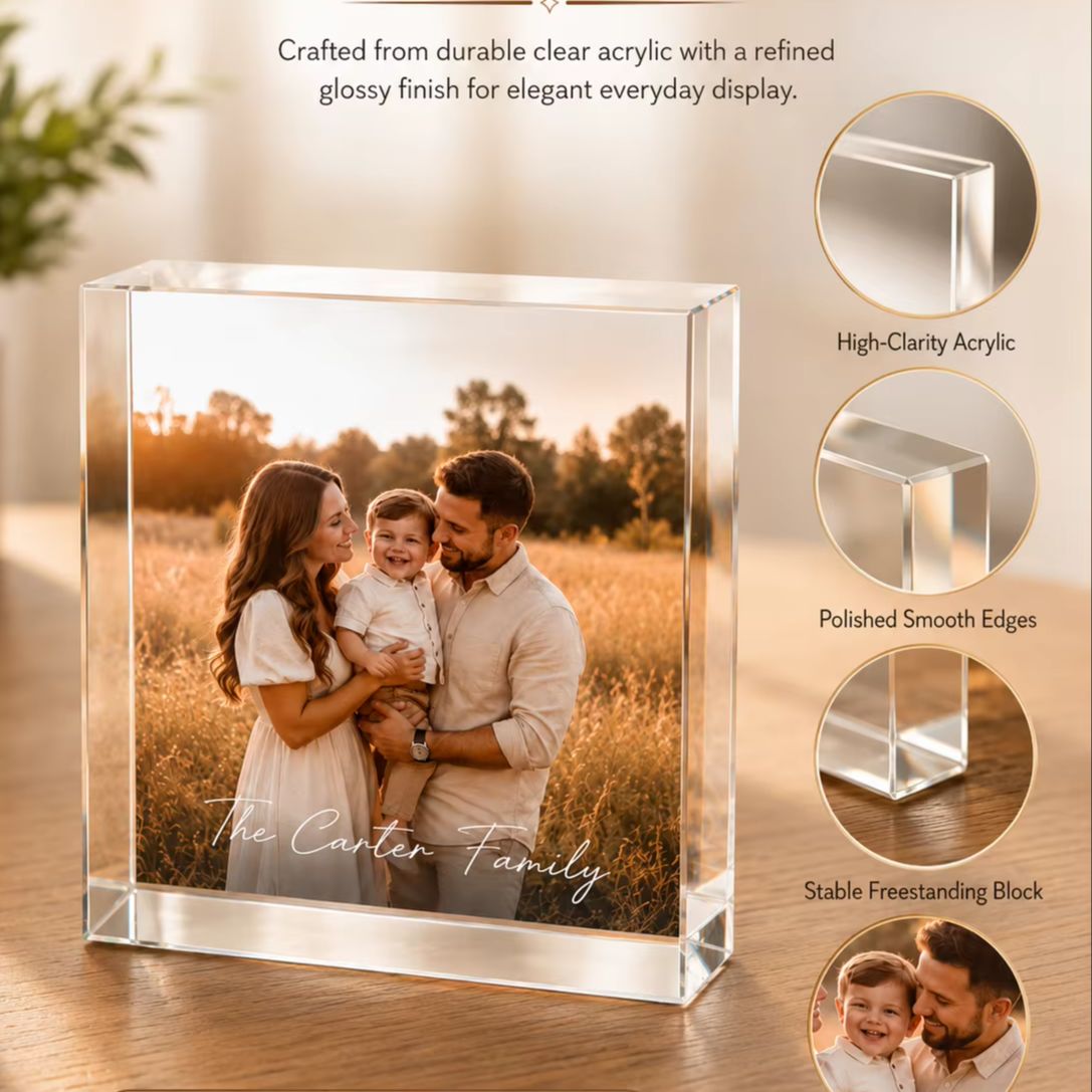 Personalized Family Acrylic Ph - огляд і ціна Photo Frame Baby