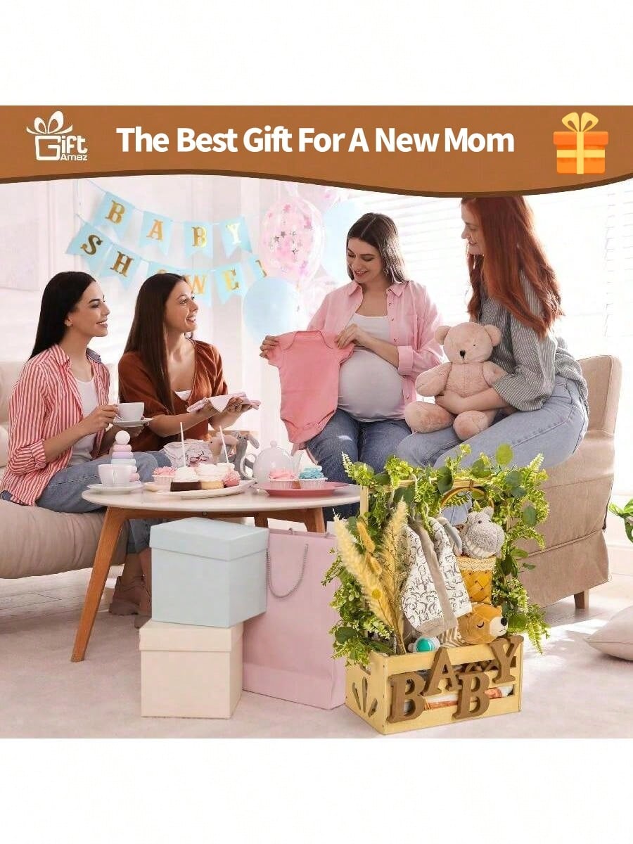 Baby Shower Crate Box With Han - огляд і ціна Baby Nursery Unit