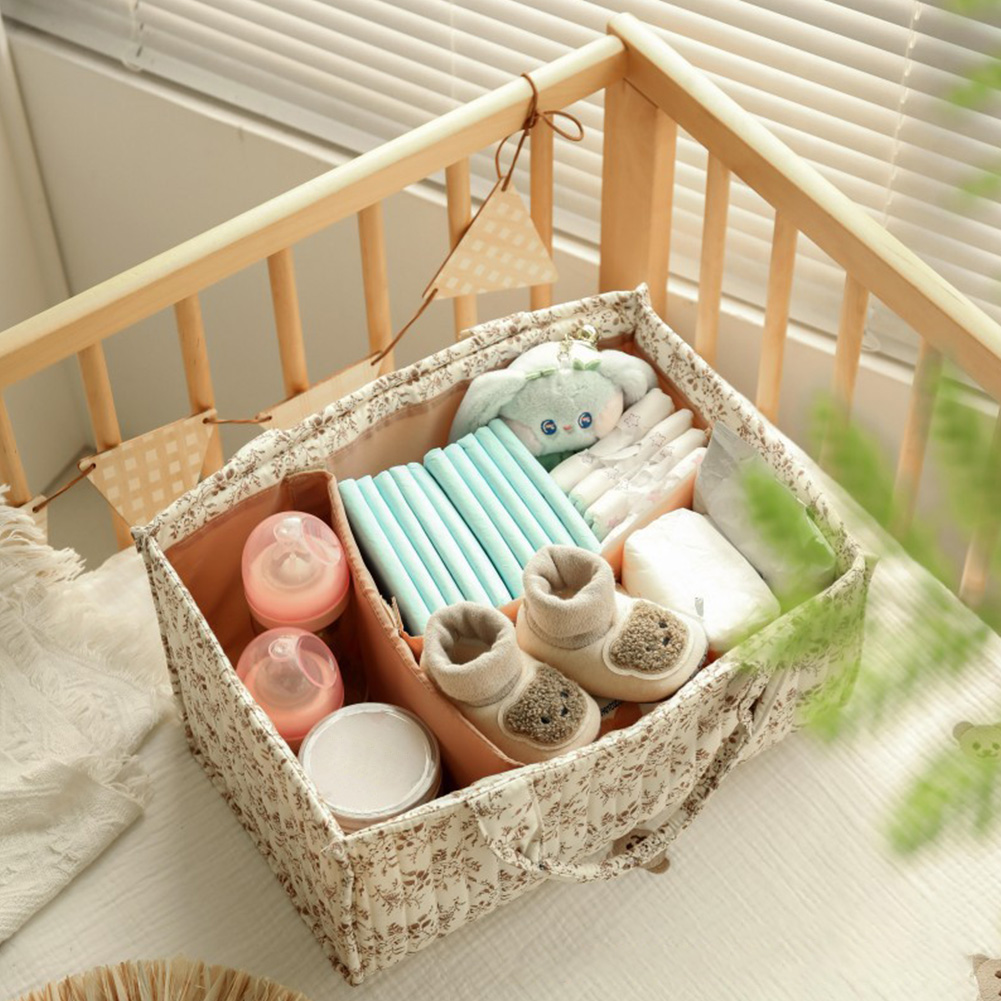 Floral Nursery Storage Basket  - огляд і ціна Baby Nursery Must Haves