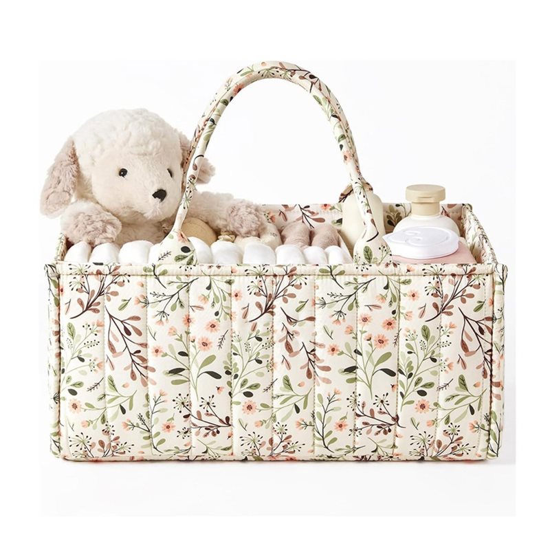 AINY-Floral Diaper Caddy Organ - огляд і ціна Baby Nursery Must Haves