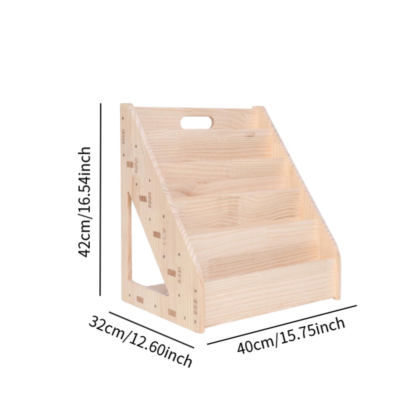 Kids Bookshelf Wooden Storage  - огляд і ціна Baby Nursery Unit