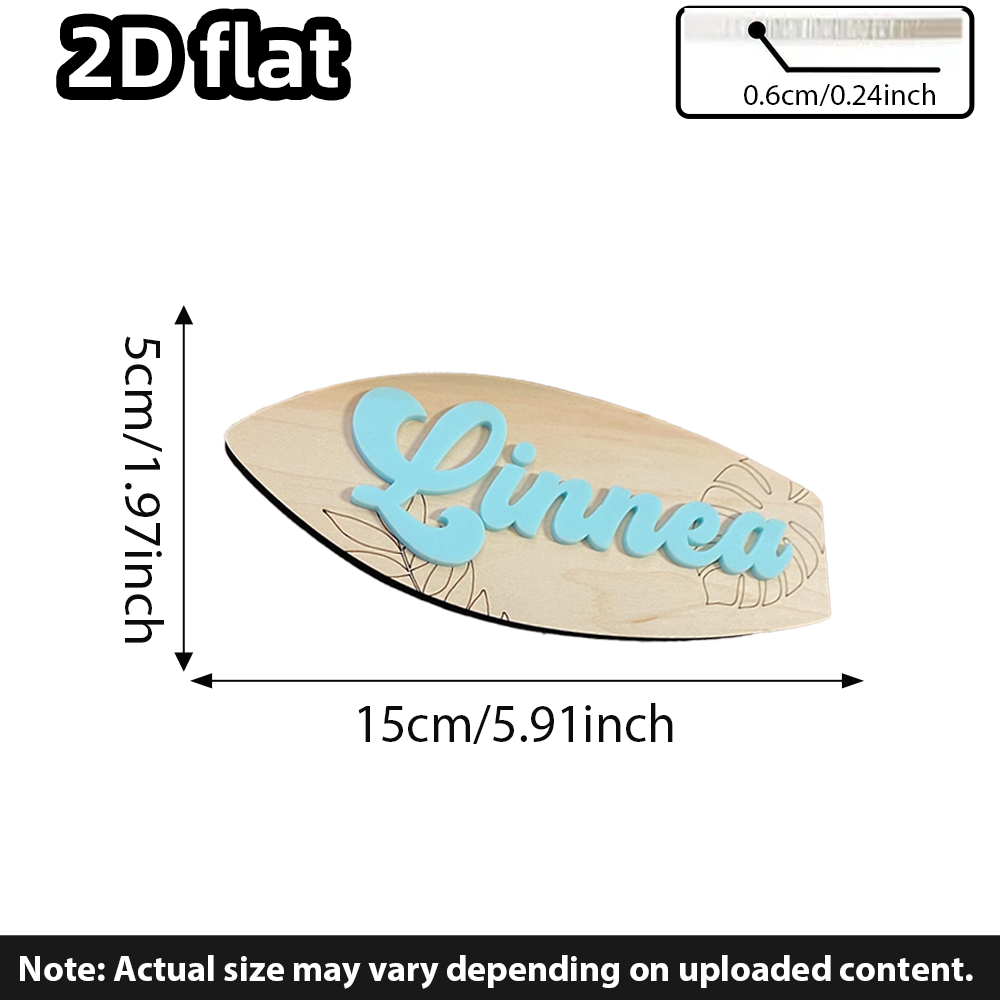 Surfboard Baby Name Signboard  - огляд і ціна Baby Nursery Decorations