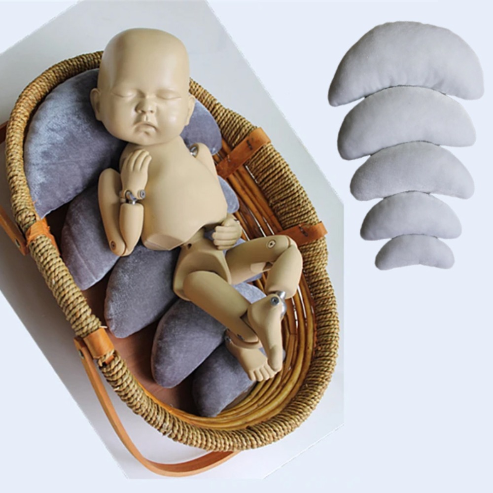 5pcs/set Crescent Shaped Baby  - огляд і ціна Convertible Crib Set