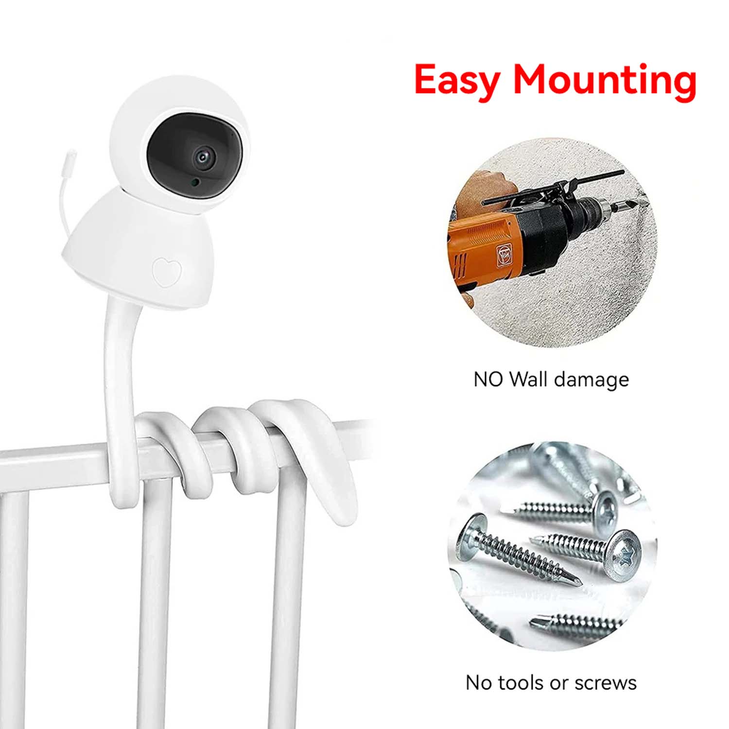 Baby Monitor Holder Flexible B - огляд і ціна Baby Nursery Camera