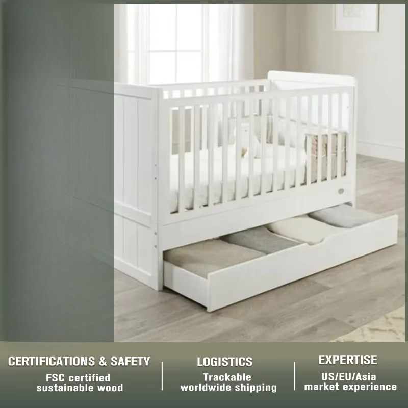 Convertible Cribs With Storage - огляд і ціна Convertible Crib Set