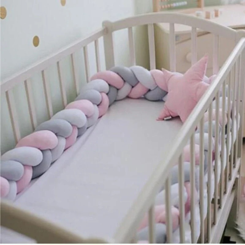 Boho Braided Crib Bumper Pillo - огляд і ціна Baby Nursery Glider