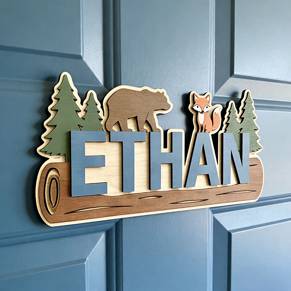 Woodland Forest Animal Persona - огляд і ціна Baby Nursery Decorations