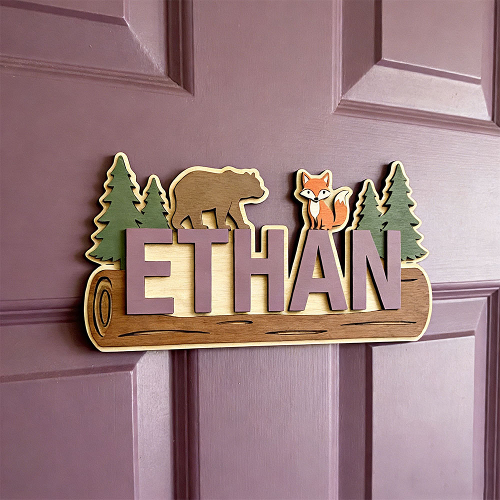 Woodland Forest Animal Persona - огляд і ціна Baby Nursery Decorations