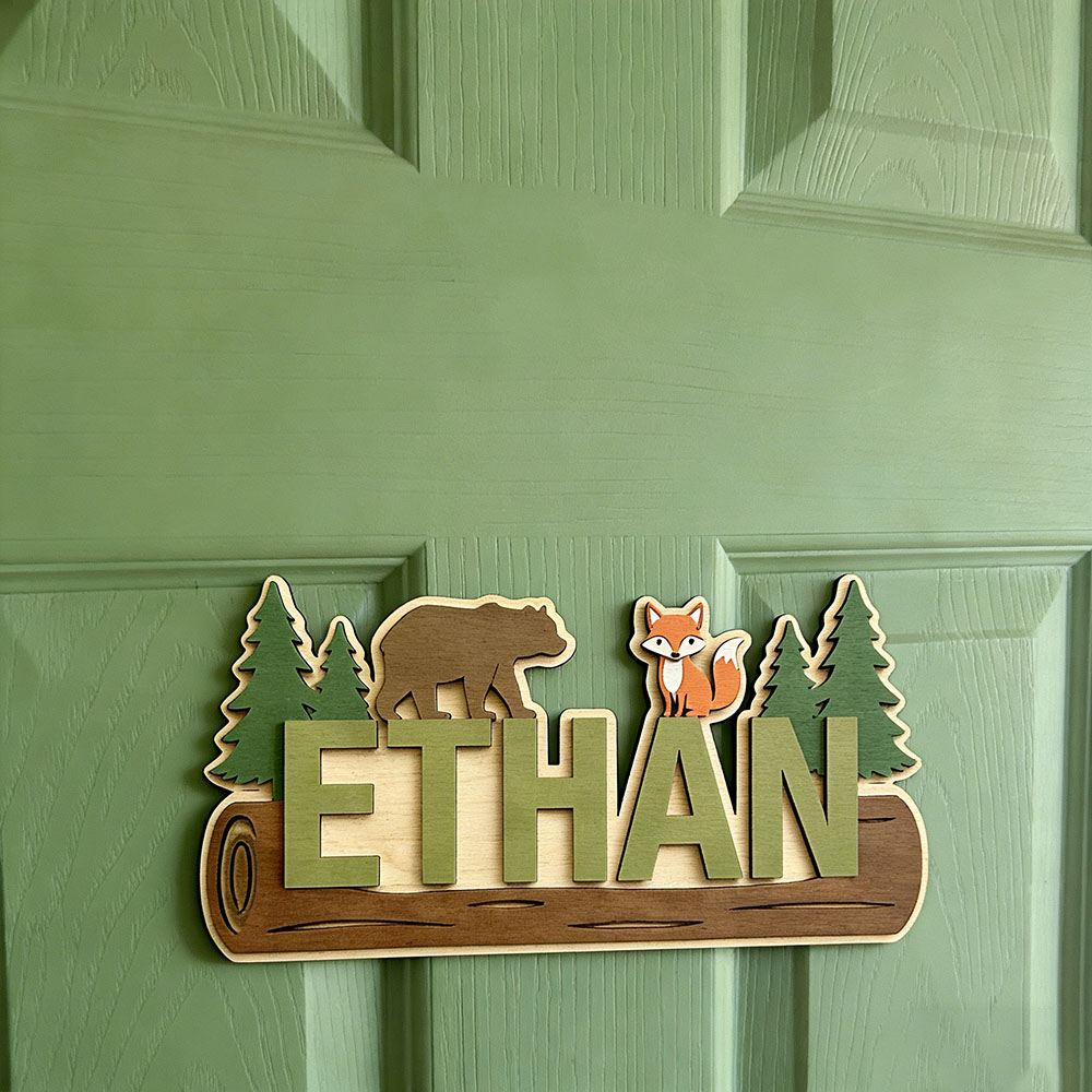 Woodland Forest Animal Persona - огляд і ціна Baby Nursery Decorations