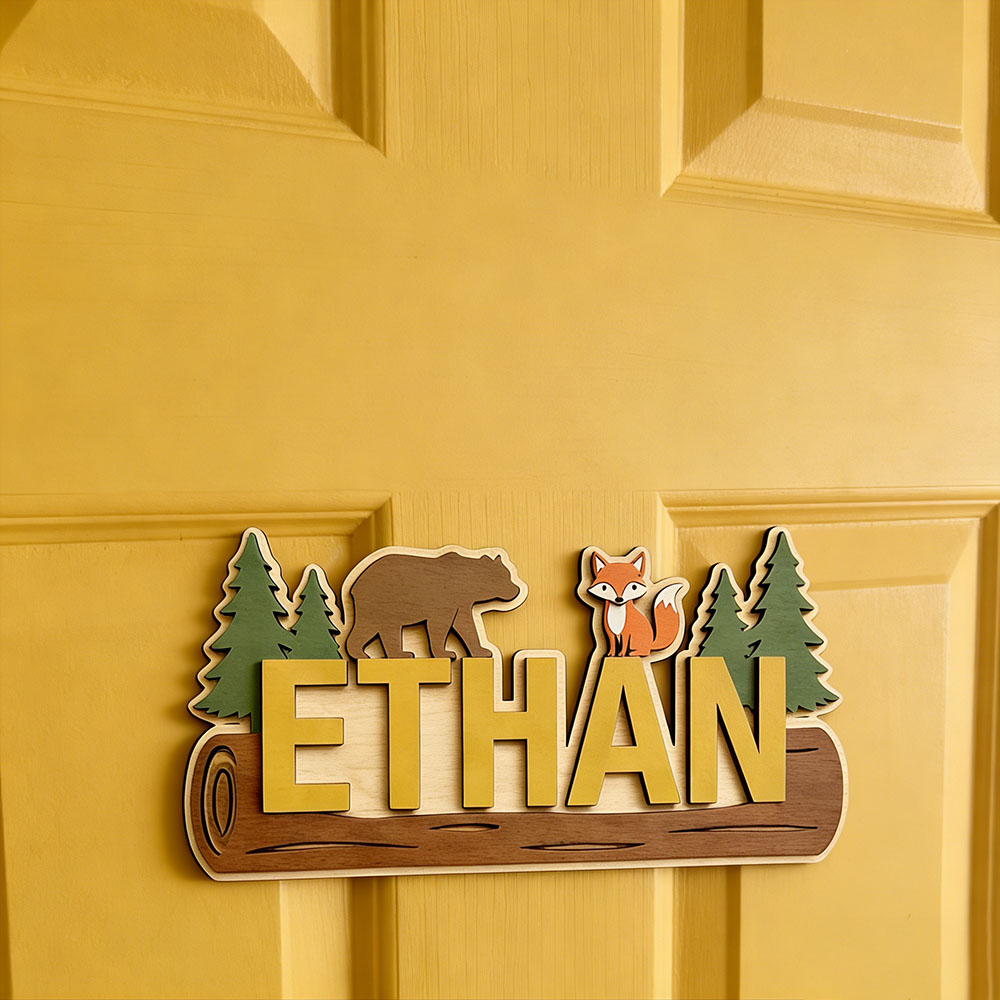 Woodland Forest Animal Persona - огляд і ціна Baby Nursery Decorations