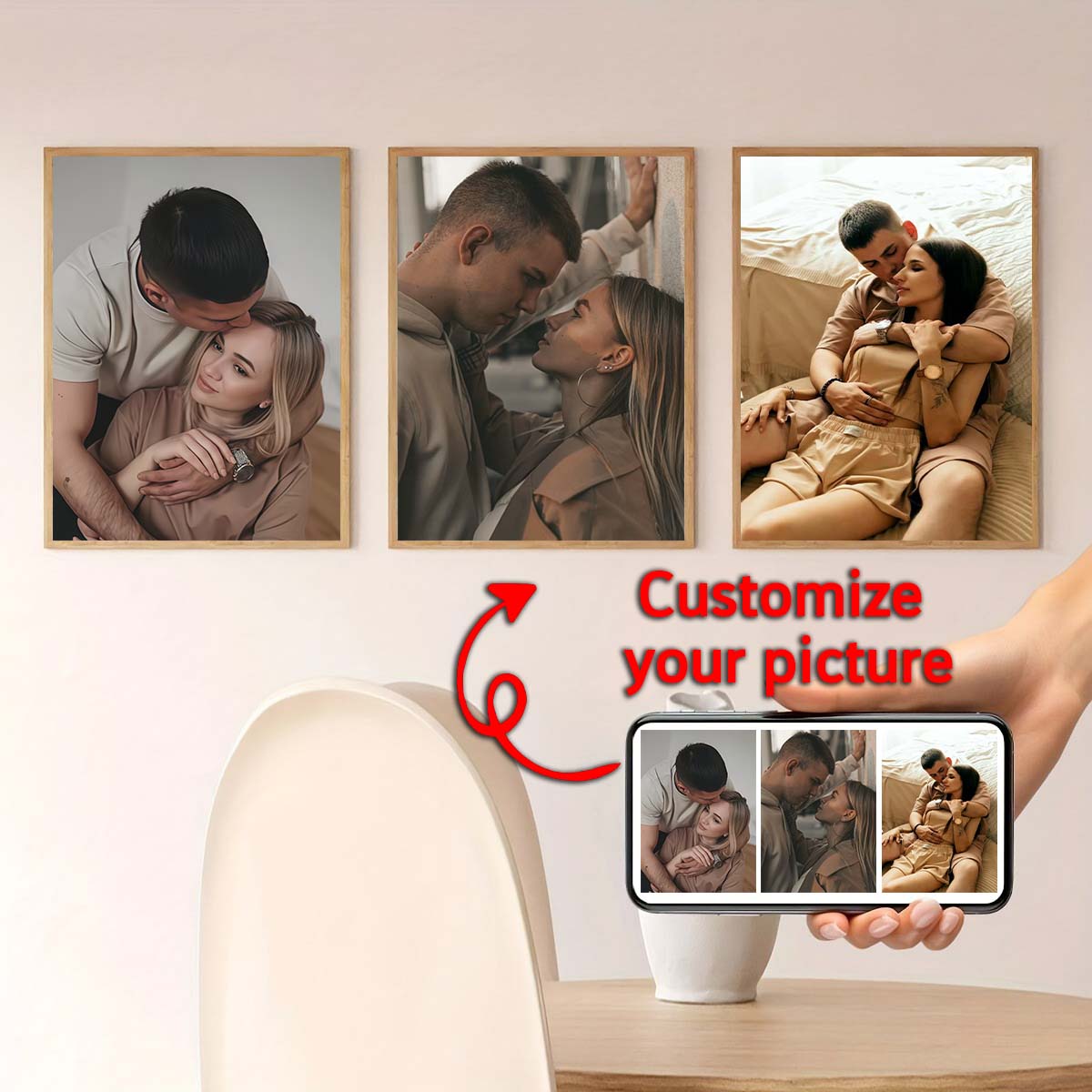 Triptych - 2D Custom Photo Woo - огляд і ціна Photo Frame Baby