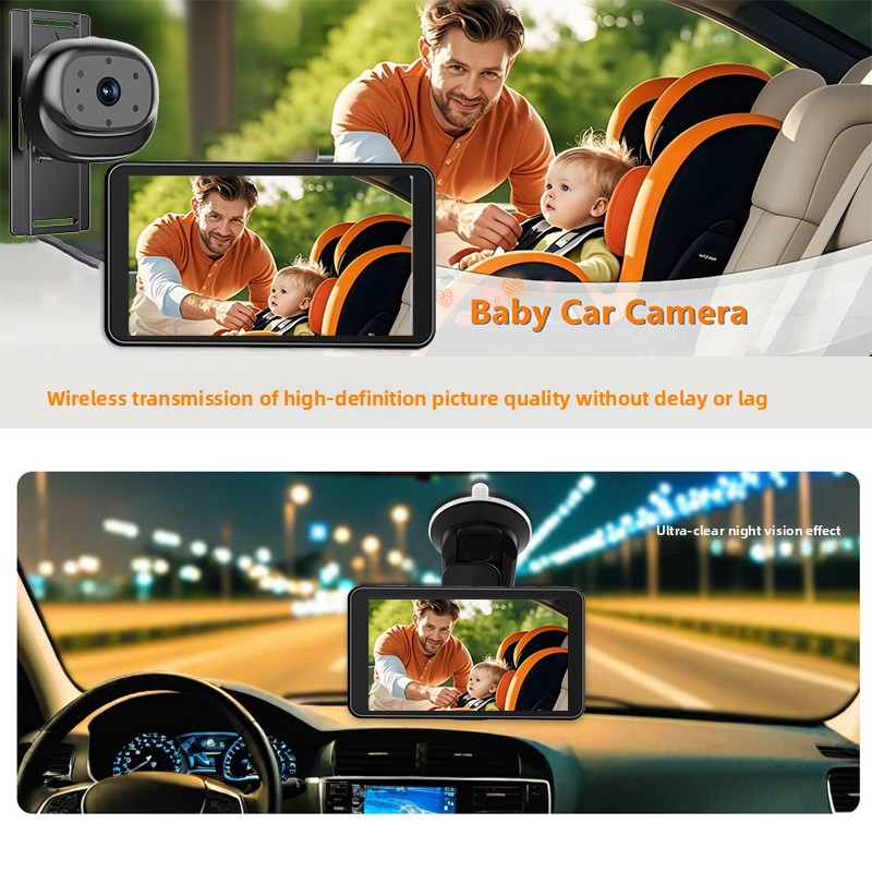 5 Inch HD Baby Monitor Wireles - огляд і ціна Baby Nursery Camera