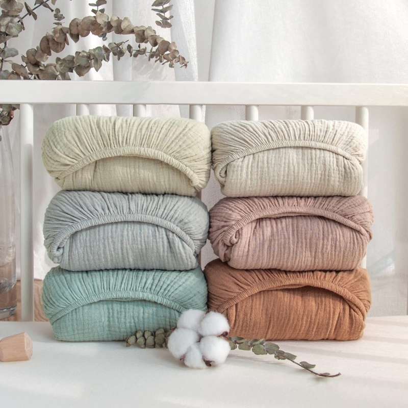 Soft Breathable Muslin Cotton  - огляд і ціна Baby Nursery Crib