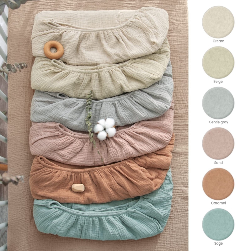 Soft Breathable Muslin Cotton  - огляд і ціна Baby Nursery Crib