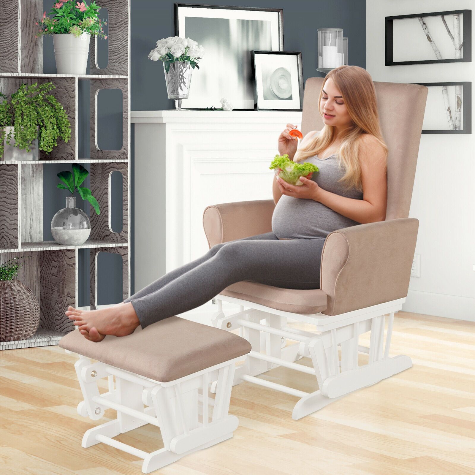Baby Nursery Relax Rocker Rock - огляд і ціна Baby Nursery Glider