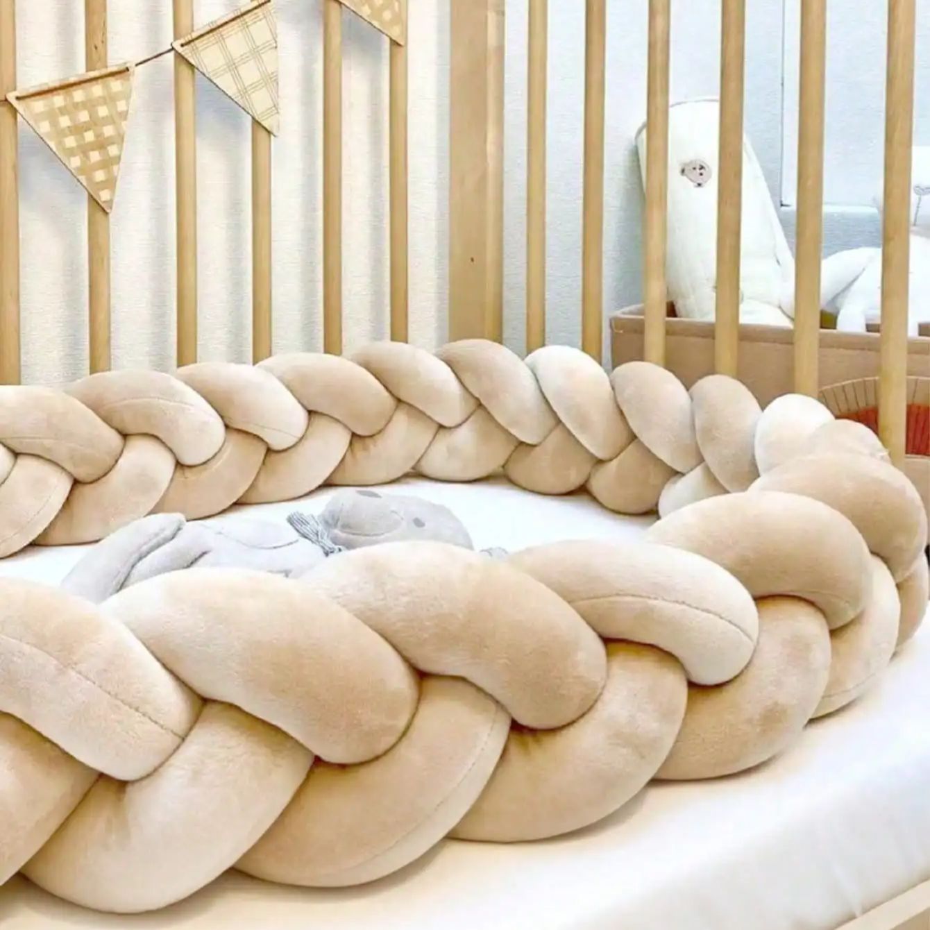 Bumper for Infant Crib Protect - огляд і ціна Convertible Crib Set