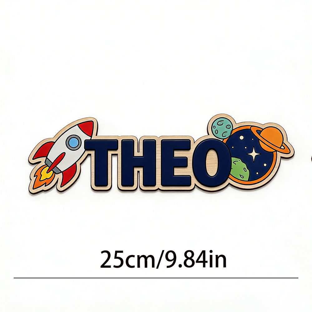Personalized Space Rocket Name - огляд і ціна Baby Nursery Decorations