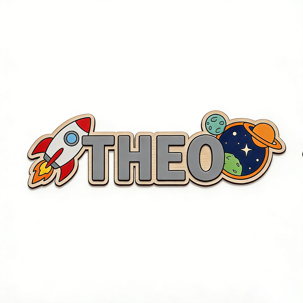 Personalized Space Rocket Name - огляд і ціна Baby Nursery Decorations