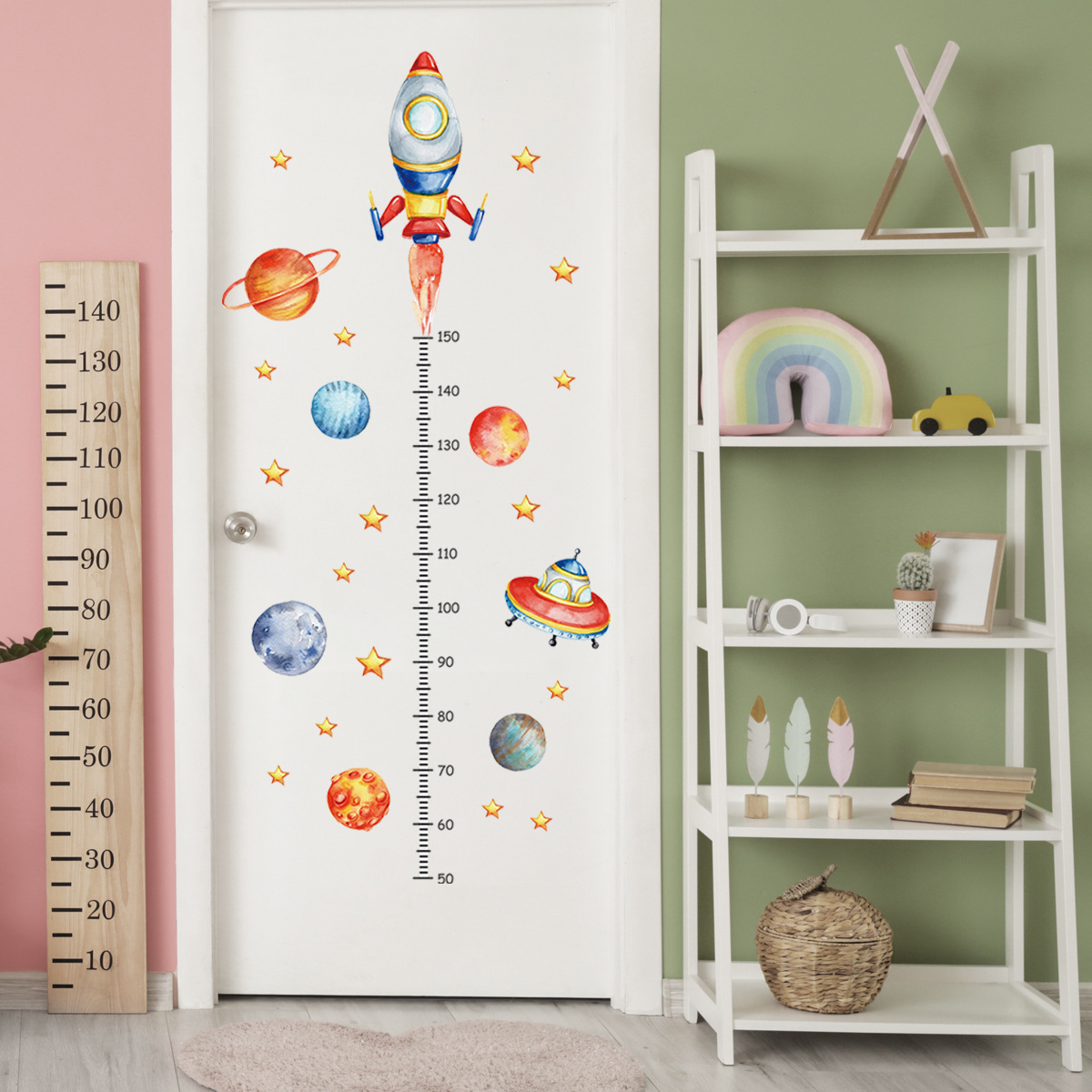 Cartoon Planet Rocket Height M - огляд і ціна Baby Nursery Decor Boy