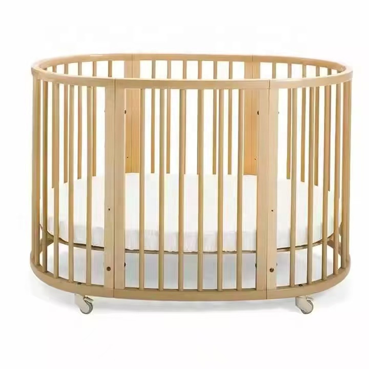 Convertible 3 In 1 Oval Shaped - огляд і ціна Convertible Crib Set