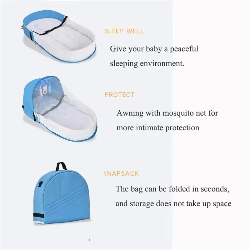 Foldable Portable Newborn Baby - огляд і ціна Baby Nursery Hamper