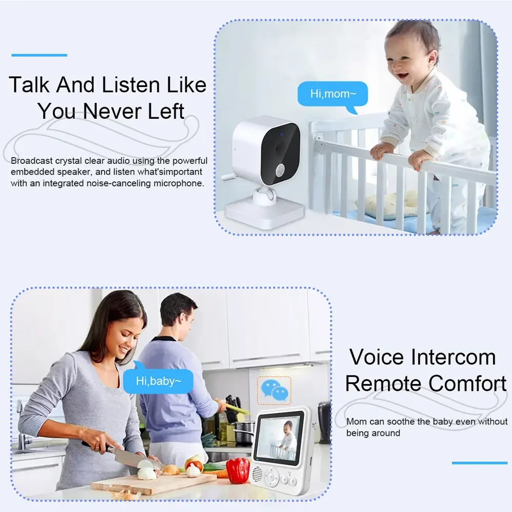 2.8 Inch Video Baby Monitor Wi - огляд і ціна Baby Nursery Camera