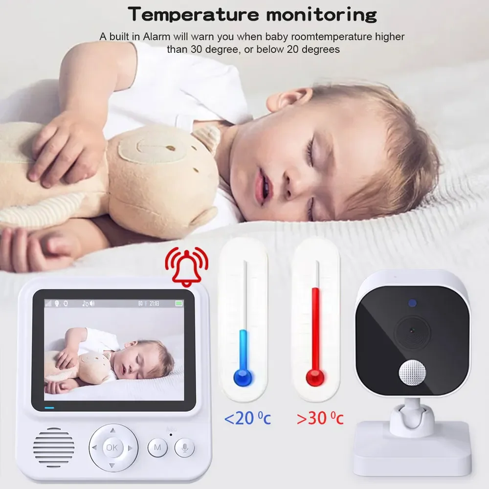 2.8 Inch Video Baby Monitor Wi - огляд і ціна Baby Nursery Camera