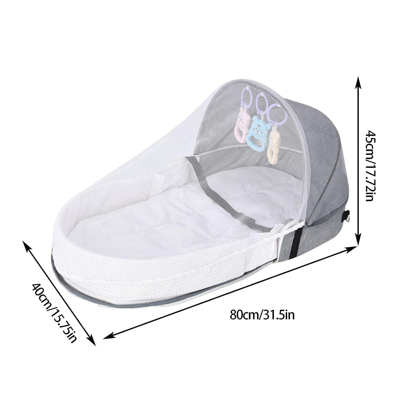 Baby Bed Folding Portable Baby - огляд і ціна Baby Nursery Hamper