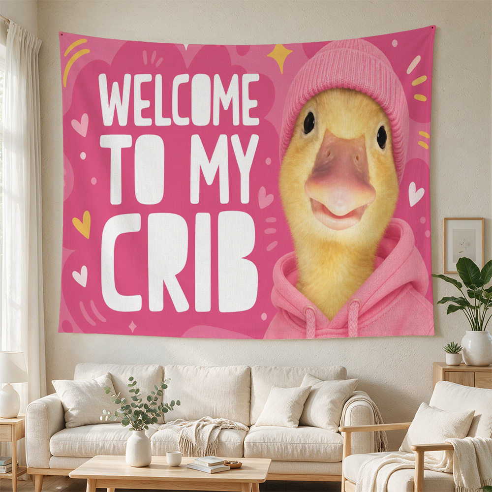 Cute Yellow Duck Nursery Wall  - огляд і ціна Baby Nursery Crib
