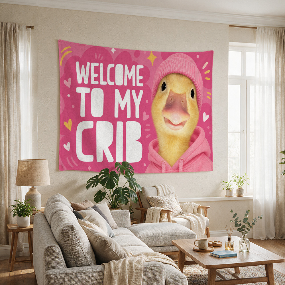 Cute Yellow Duck Nursery Wall  - огляд і ціна Baby Nursery Crib