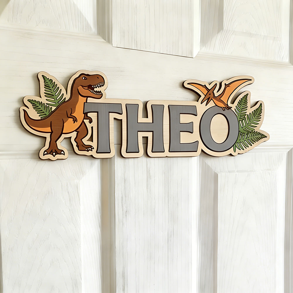 Personalized Dinosaur Name Sig - огляд і ціна Baby Nursery Decorations