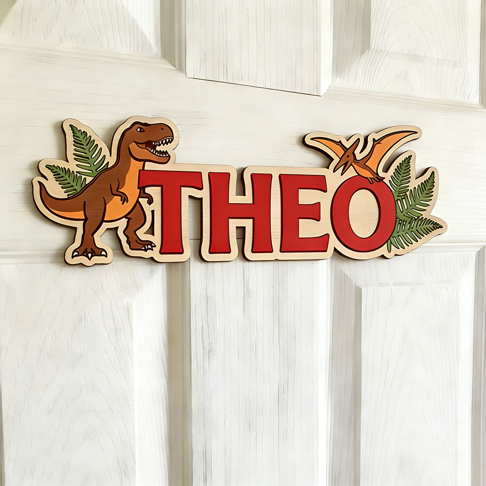 Personalized Dinosaur Name Sig - огляд і ціна Baby Nursery Decorations