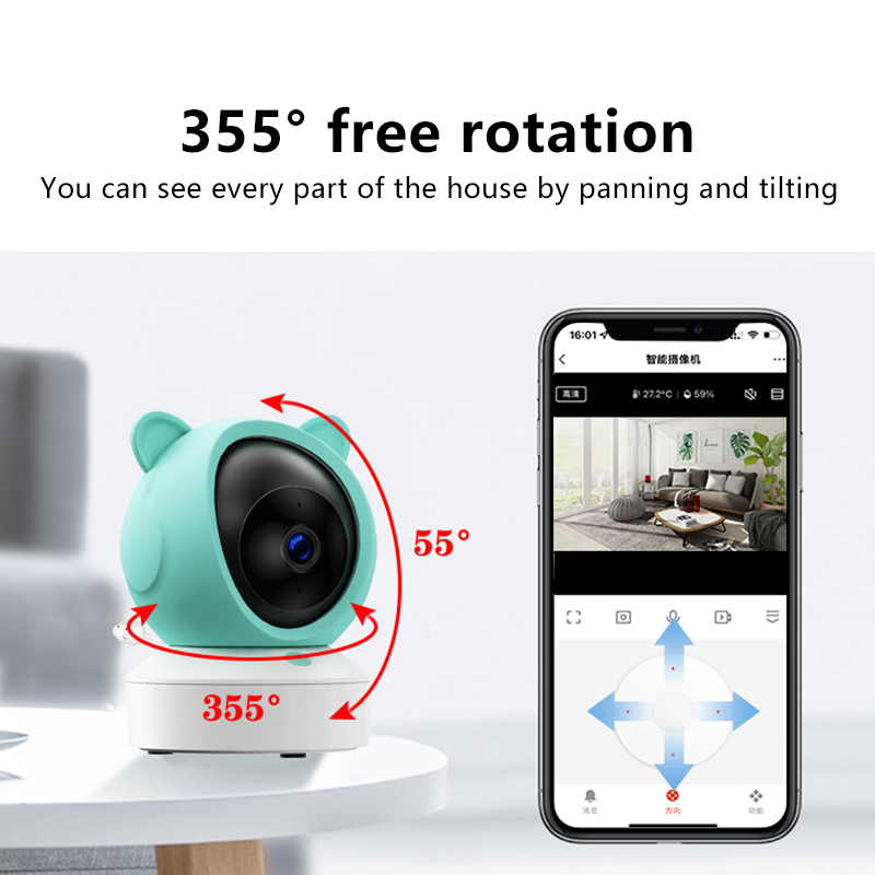 Danmini 1080P Baby Monitor Mob - огляд і ціна Baby Nursery Camera