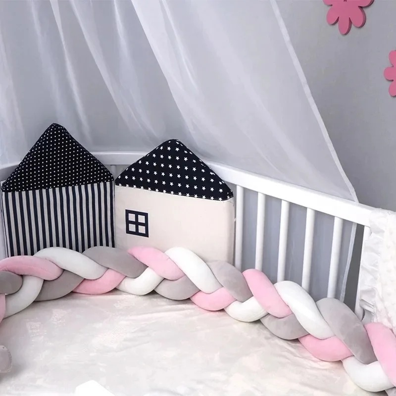 1M/2M/3M/4M 2M Baby Bumper Bed - огляд і ціна Convertible Crib Set