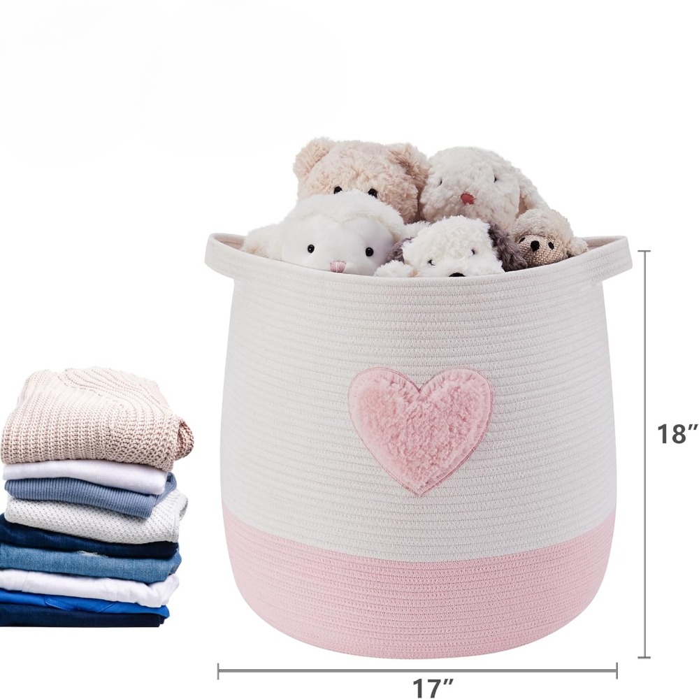 Pink Laundry Basket Hamper for - огляд і ціна Baby Nursery Hamper