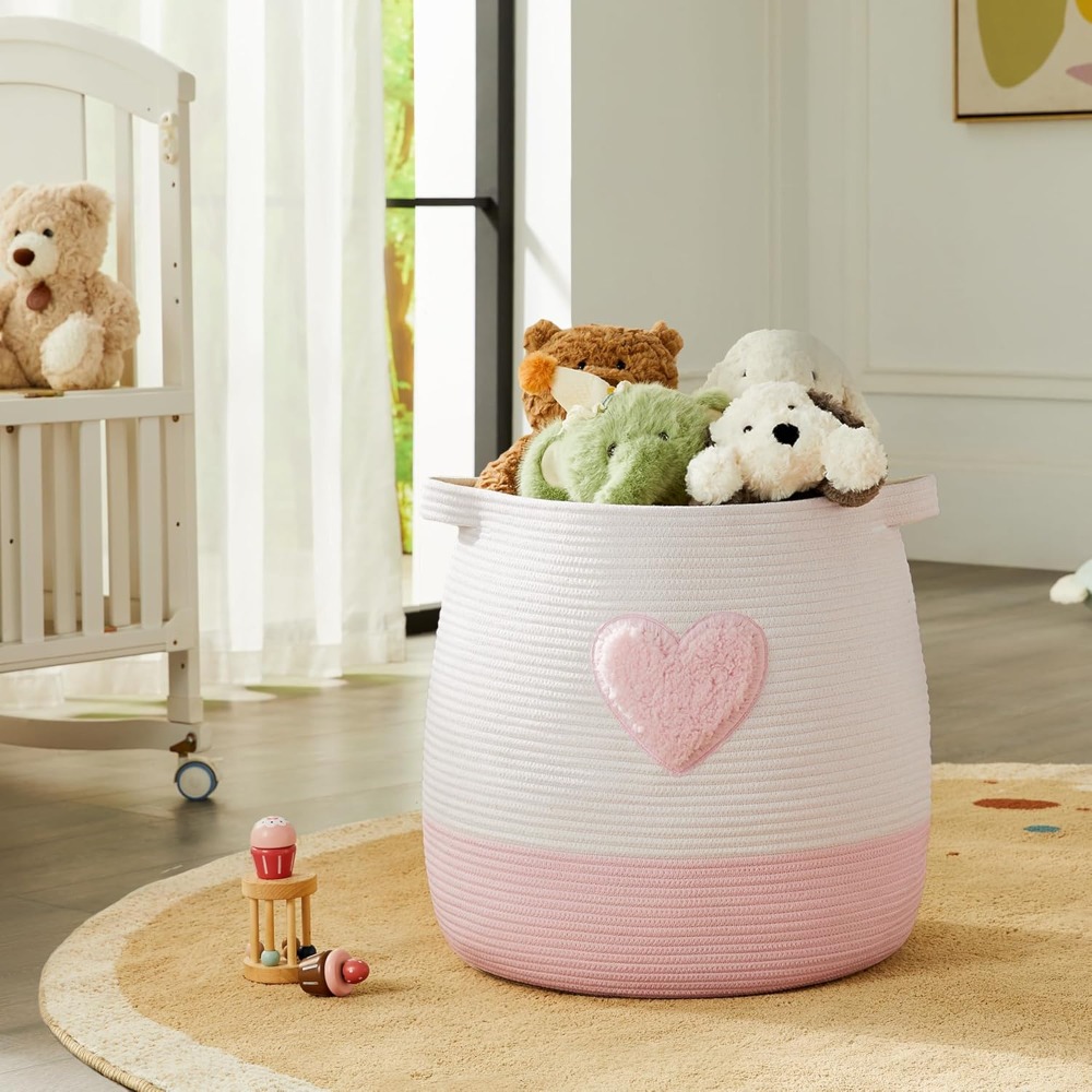 Pink Laundry Basket Hamper for - огляд і ціна Baby Nursery Hamper