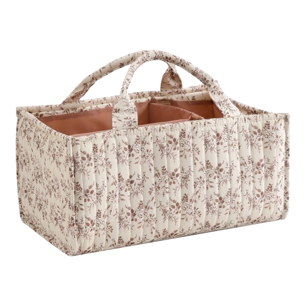 Floral Diaper Caddy Organizer  - огляд і ціна Baby Nursery Must Haves