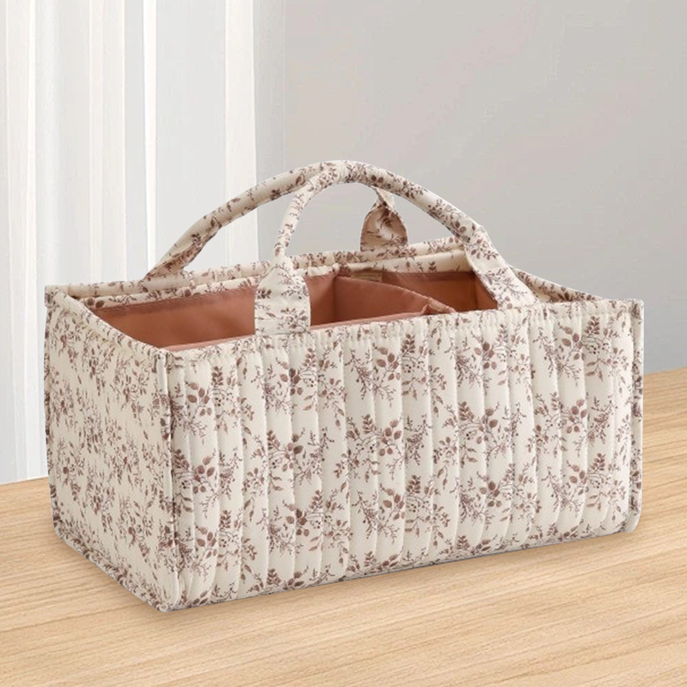 Floral Diaper Caddy Organizer  - огляд і ціна Baby Nursery Must Haves
