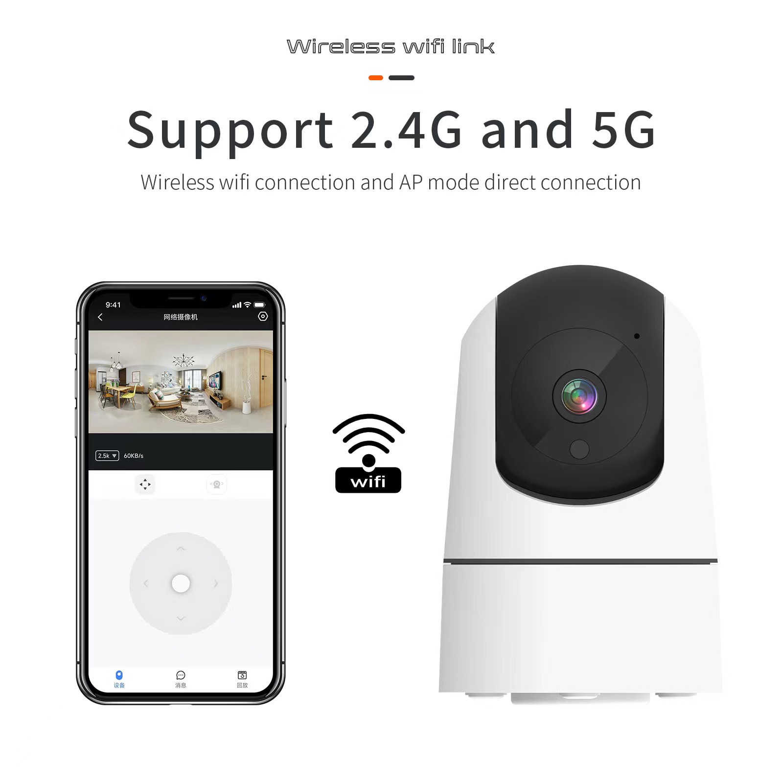 Tuya 5G WiFi IP Camera Indoor  - огляд і ціна Baby Nursery Camera