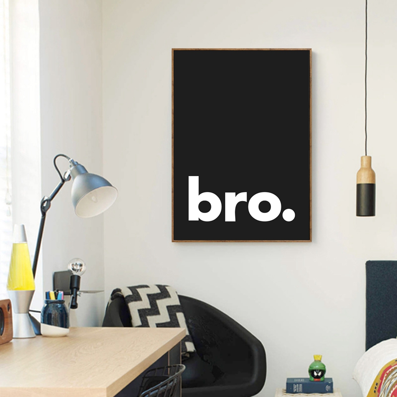 Bro. Print Minimalist Typograp - огляд і ціна Baby Nursery Decor Boy