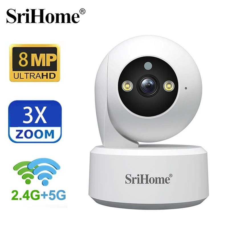 Srihome 5G WiFi Smart IP HD Ca - огляд і ціна Baby Nursery Camera